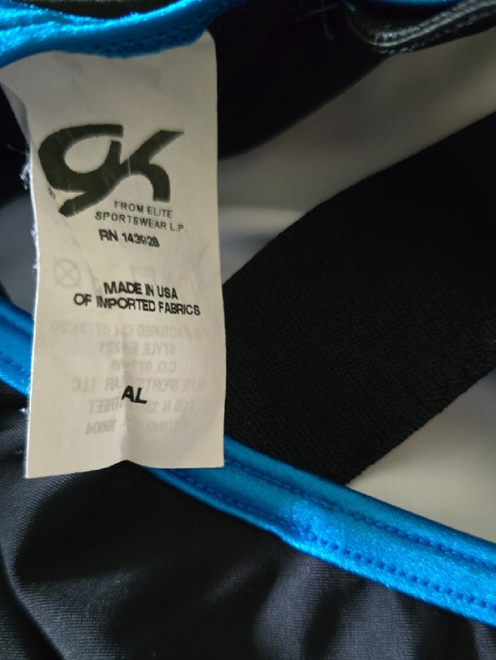 GK Laurie Hernandez Adult large ombre black to white gymnastics leotard - Picture 2 of 4